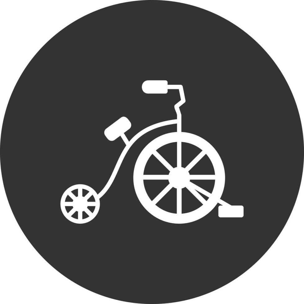 Circus Bike Creative Icon Design vector
