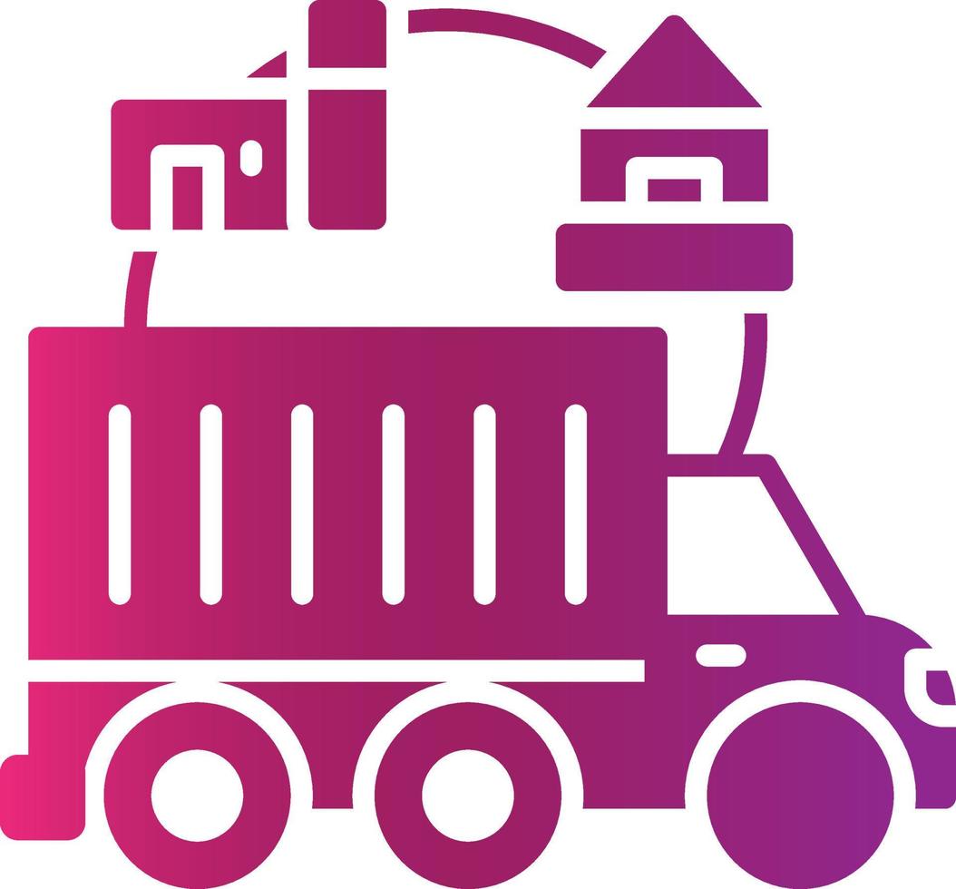 Supply Chain Creative Icon Design vector