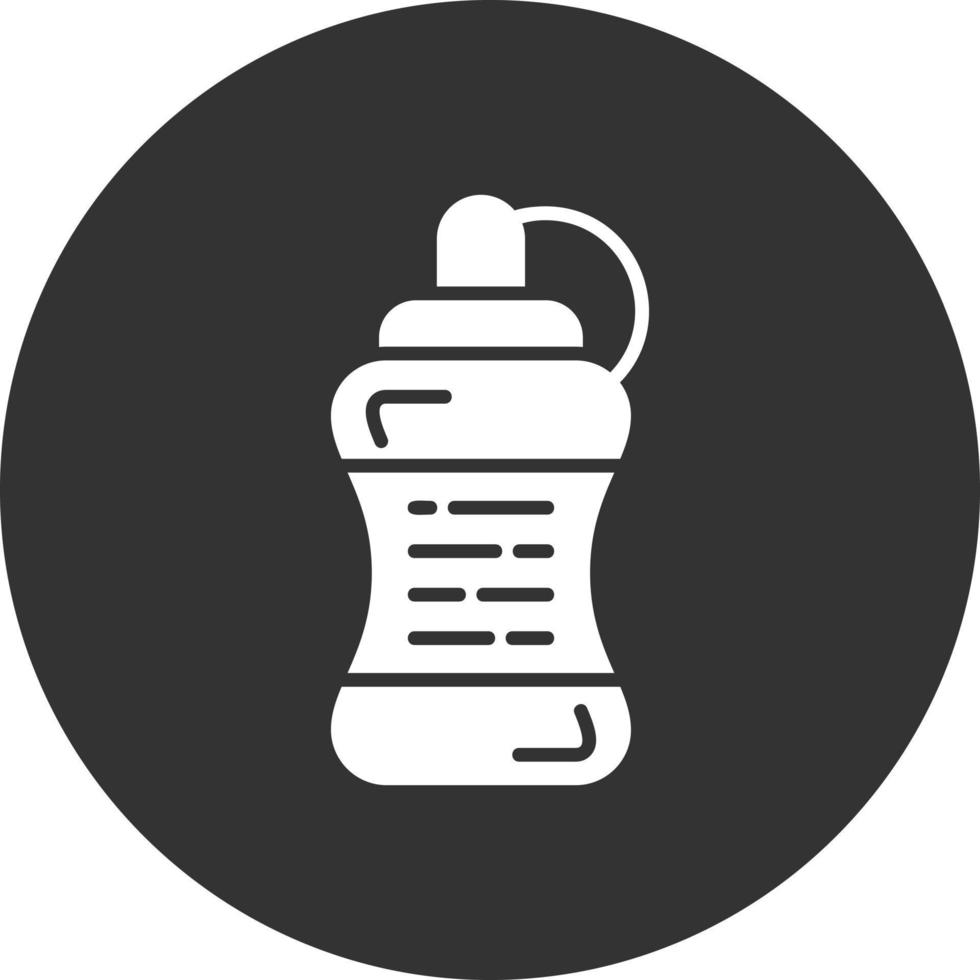 Water Bottle Creative Icon Design vector