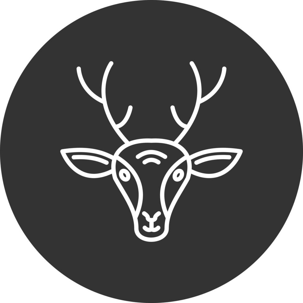 diseño de icono creativo de ciervo vector