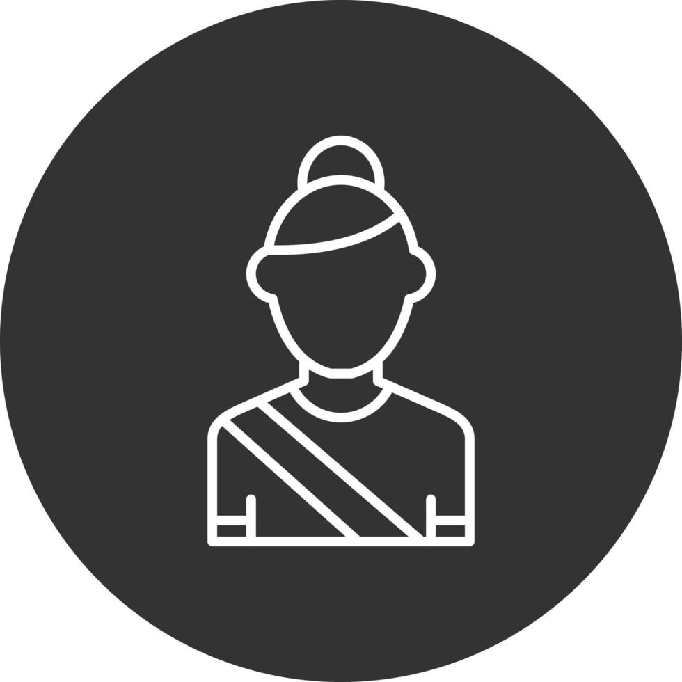 Gymnast Creative Icon Design vector