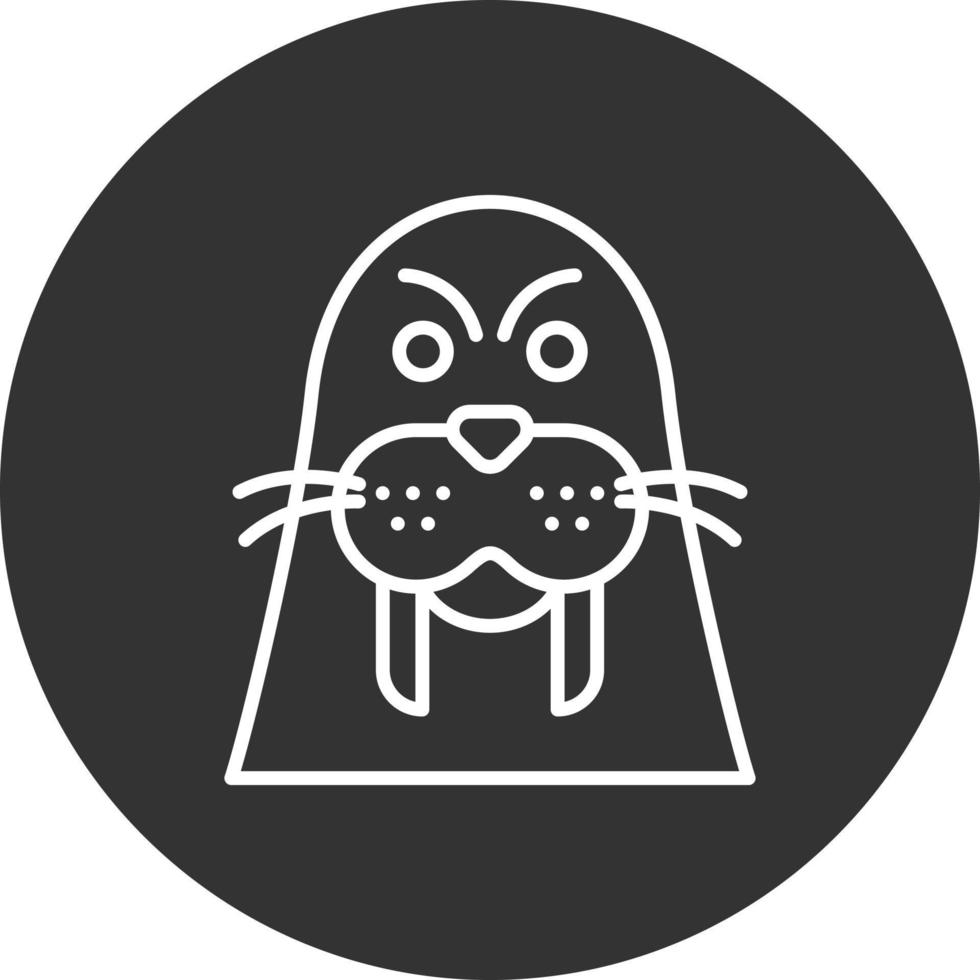 Walrus Creative Icon Design vector