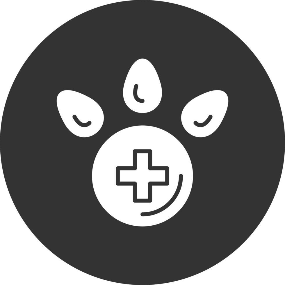 diseño de icono creativo de pie veterinario vector