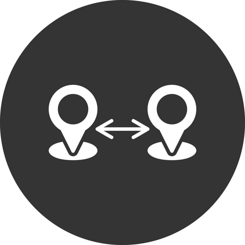 Distance Creative Icon Design vector
