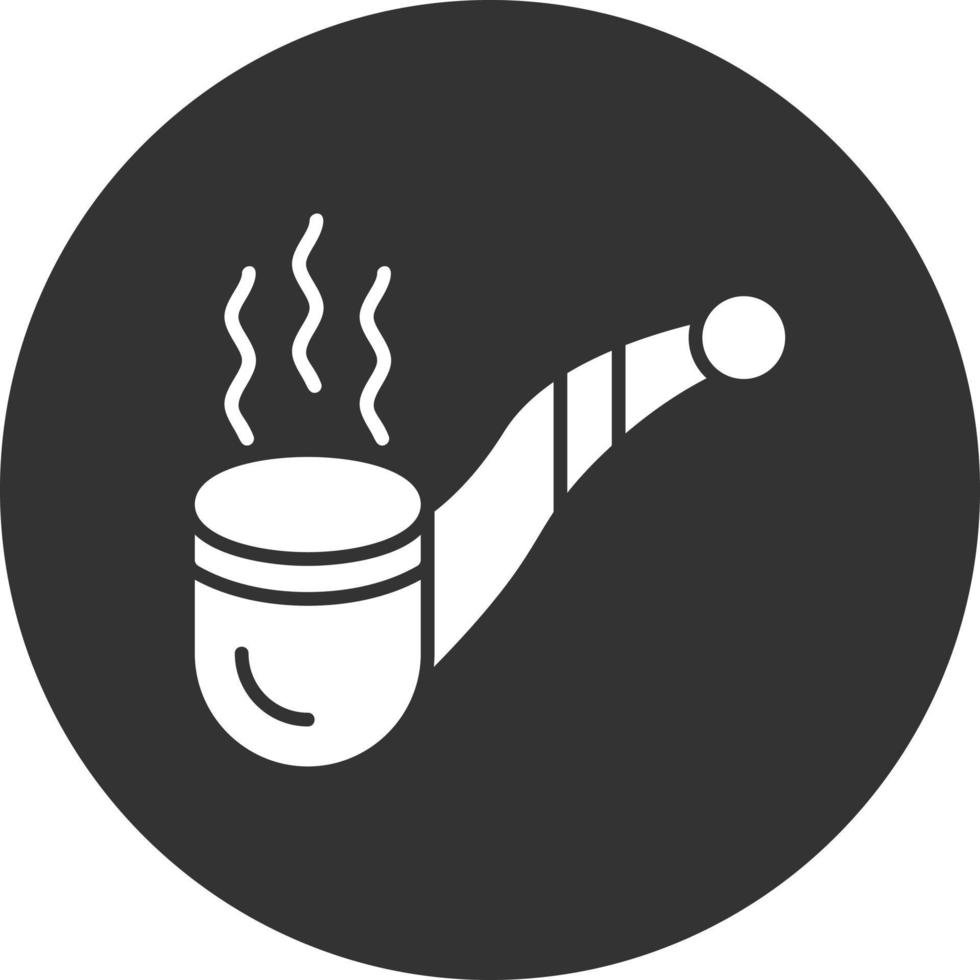 diseño de icono creativo de cigarro de pipa vector