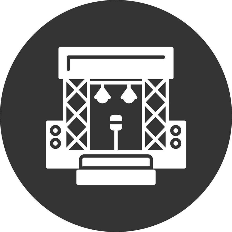 Stage Creative Icon Design vector