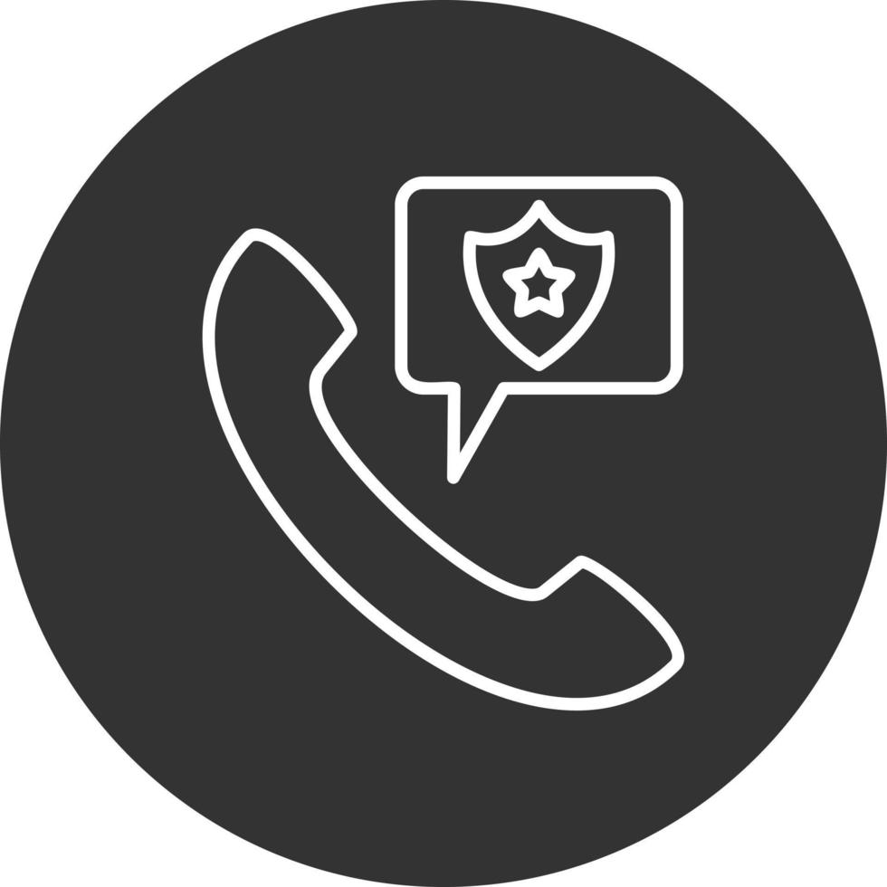 Police Call Creative Icon Design vector