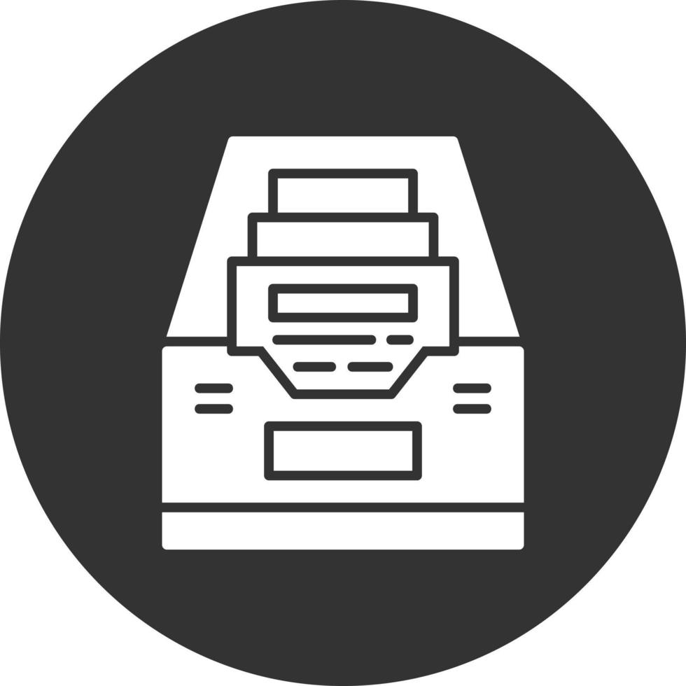 diseño de icono creativo de caja de archivos vector