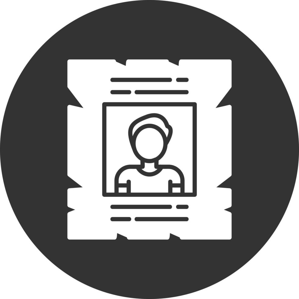 Wanted Creative Icon Design vector