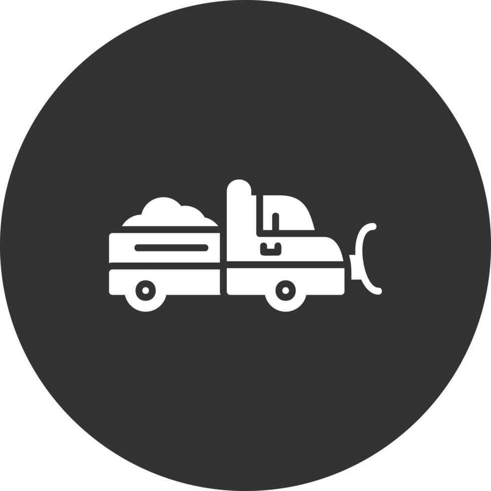 Snowplow Creative Icon Design vector