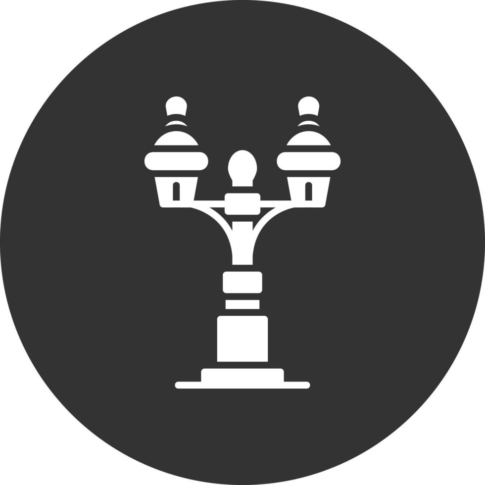 Street Lamp Creative Icon Design vector