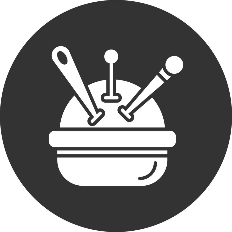 diseño de icono creativo de alfiletero vector