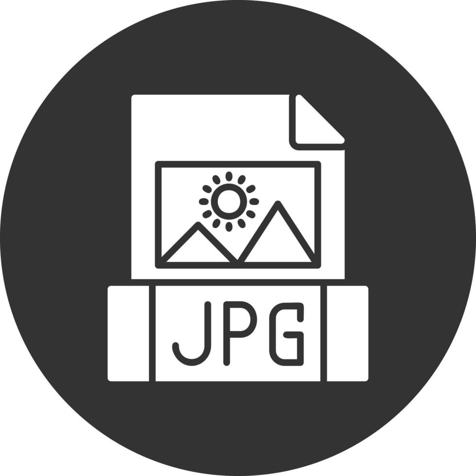 diseño de icono creativo de archivo jpg vector