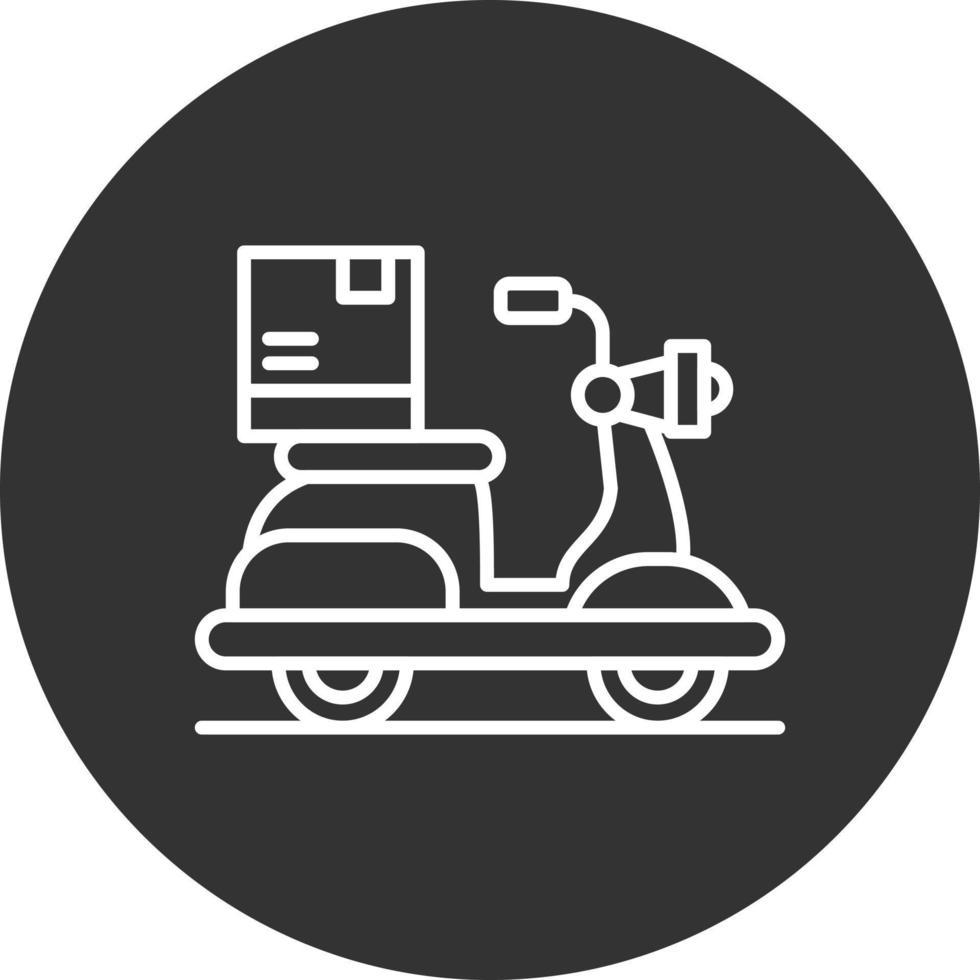 diseño de icono creativo de bicicleta de entrega vector