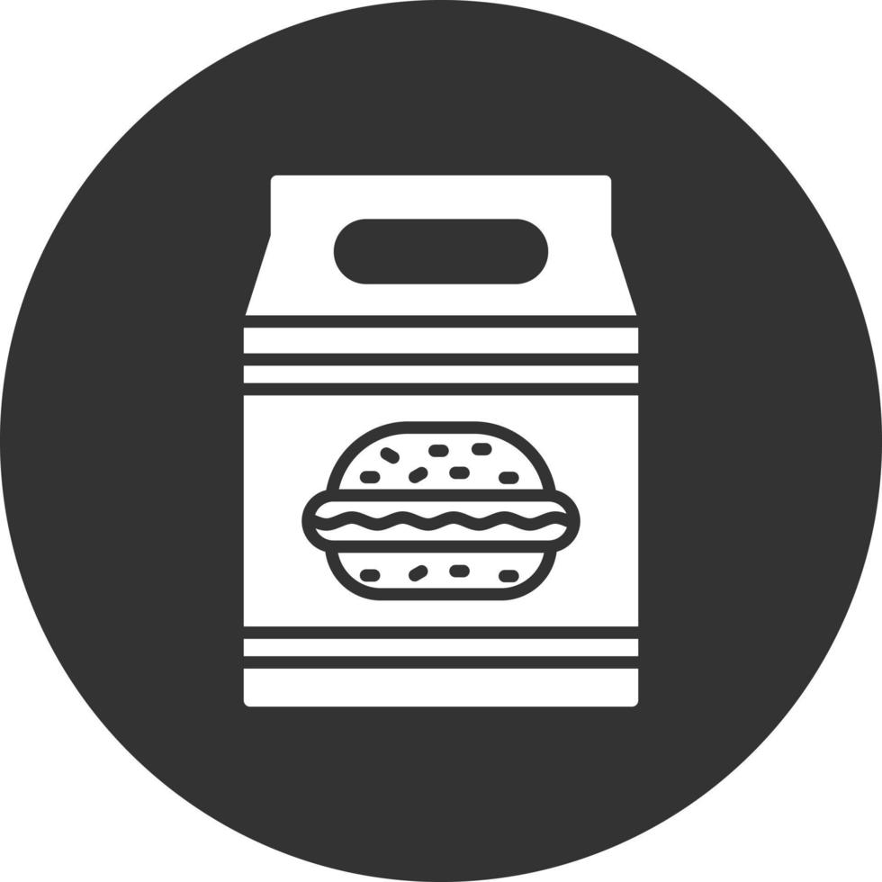 lunch bag Creative Icon Design vector