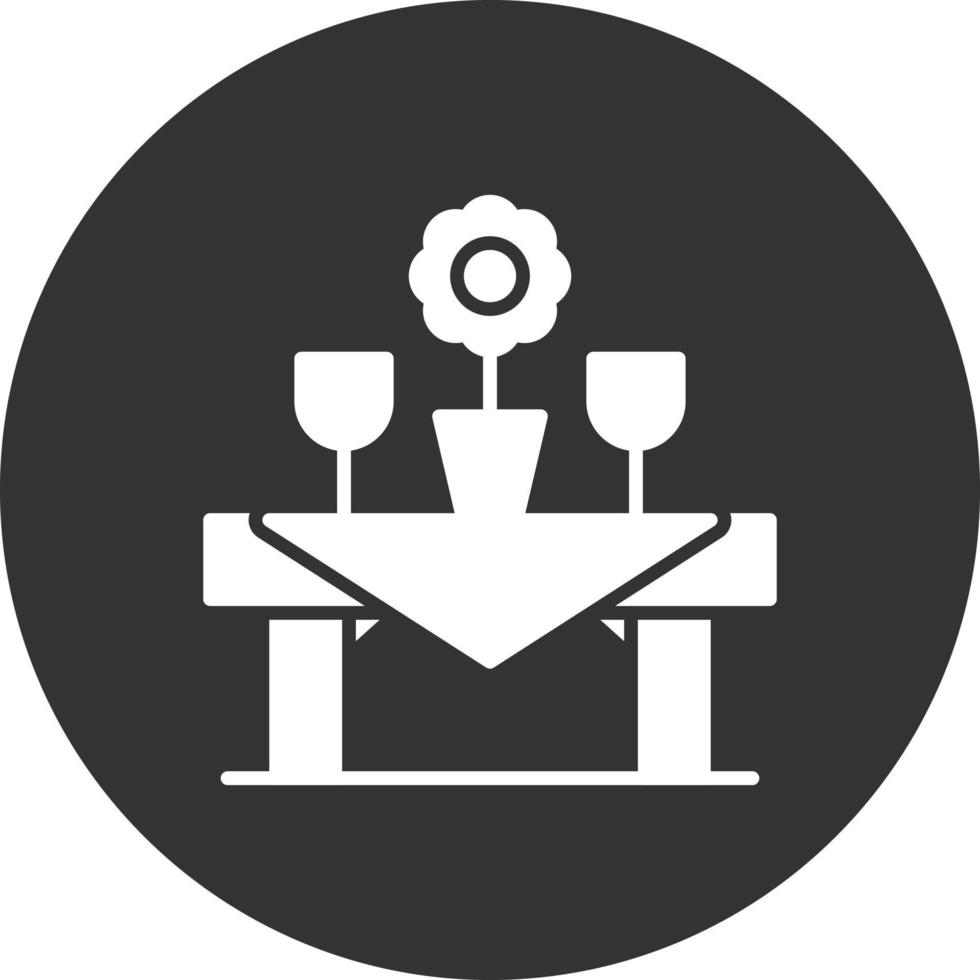 diseño de icono creativo de mesa vector