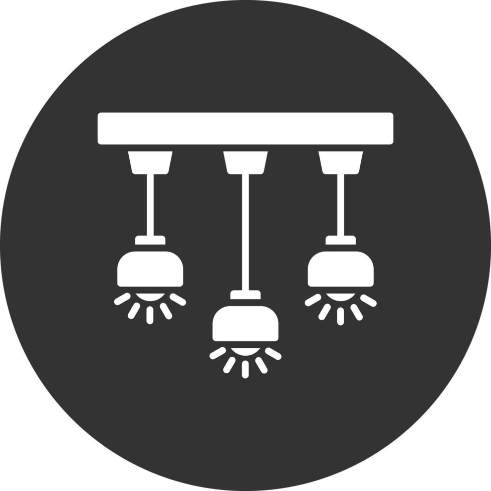 Ceiling Light Creative Icon Design vector