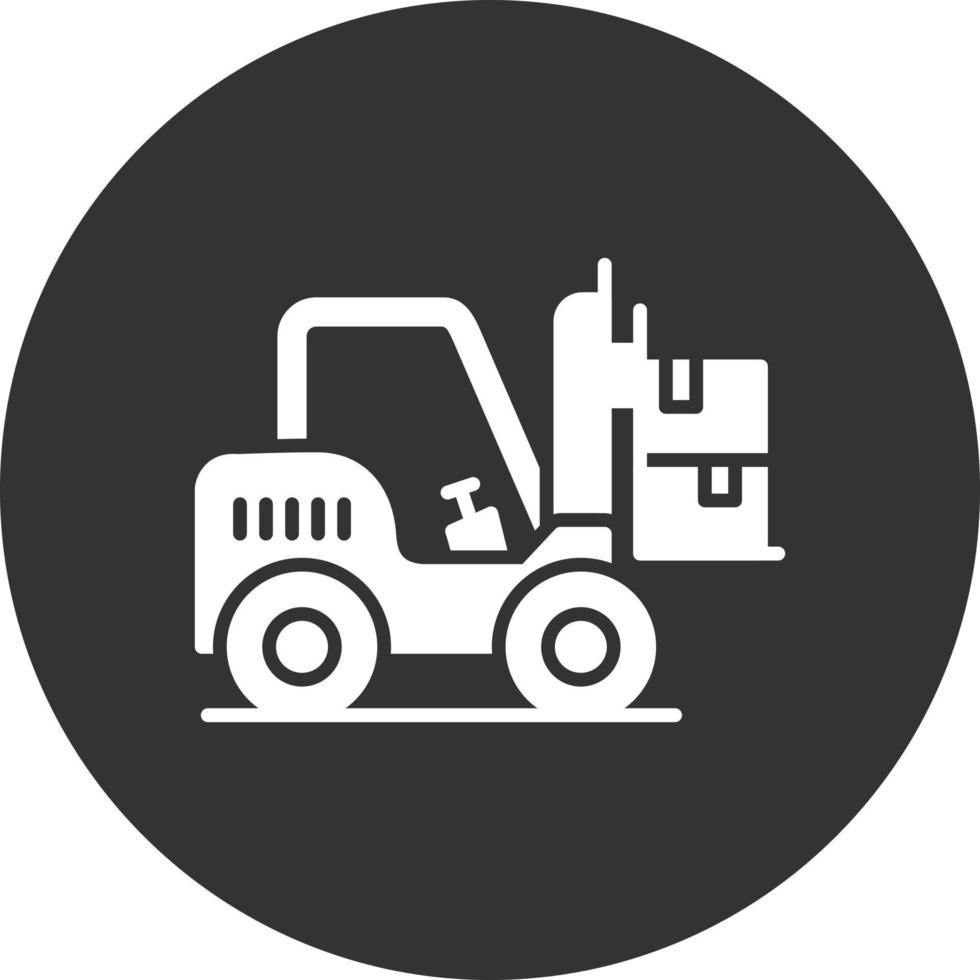 Forklift Creative Icon Design vector