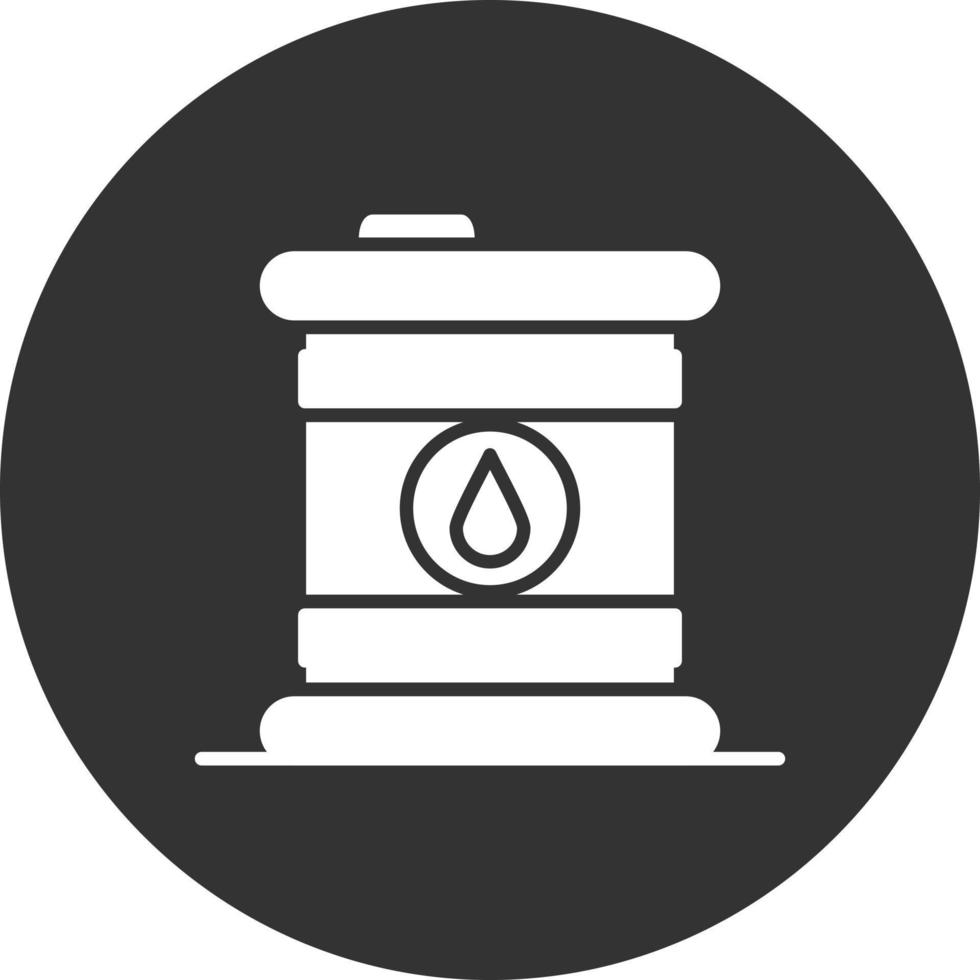 Oil Barrel Creative Icon Design vector