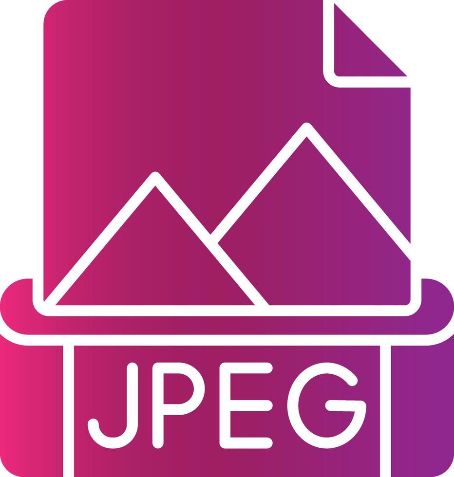 Jpeg Creative Icon Design vector