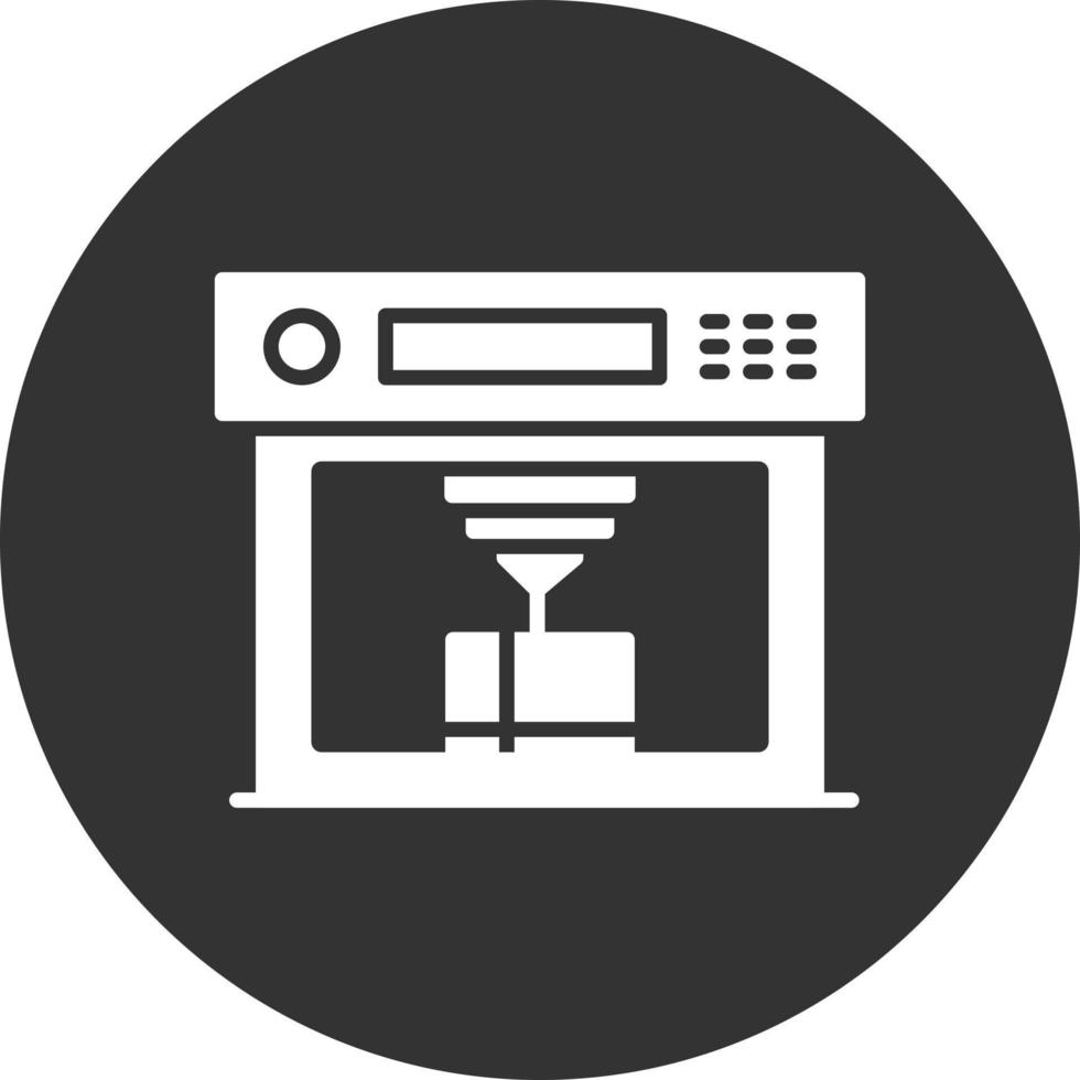 diseño de icono creativo de impresora 3d vector