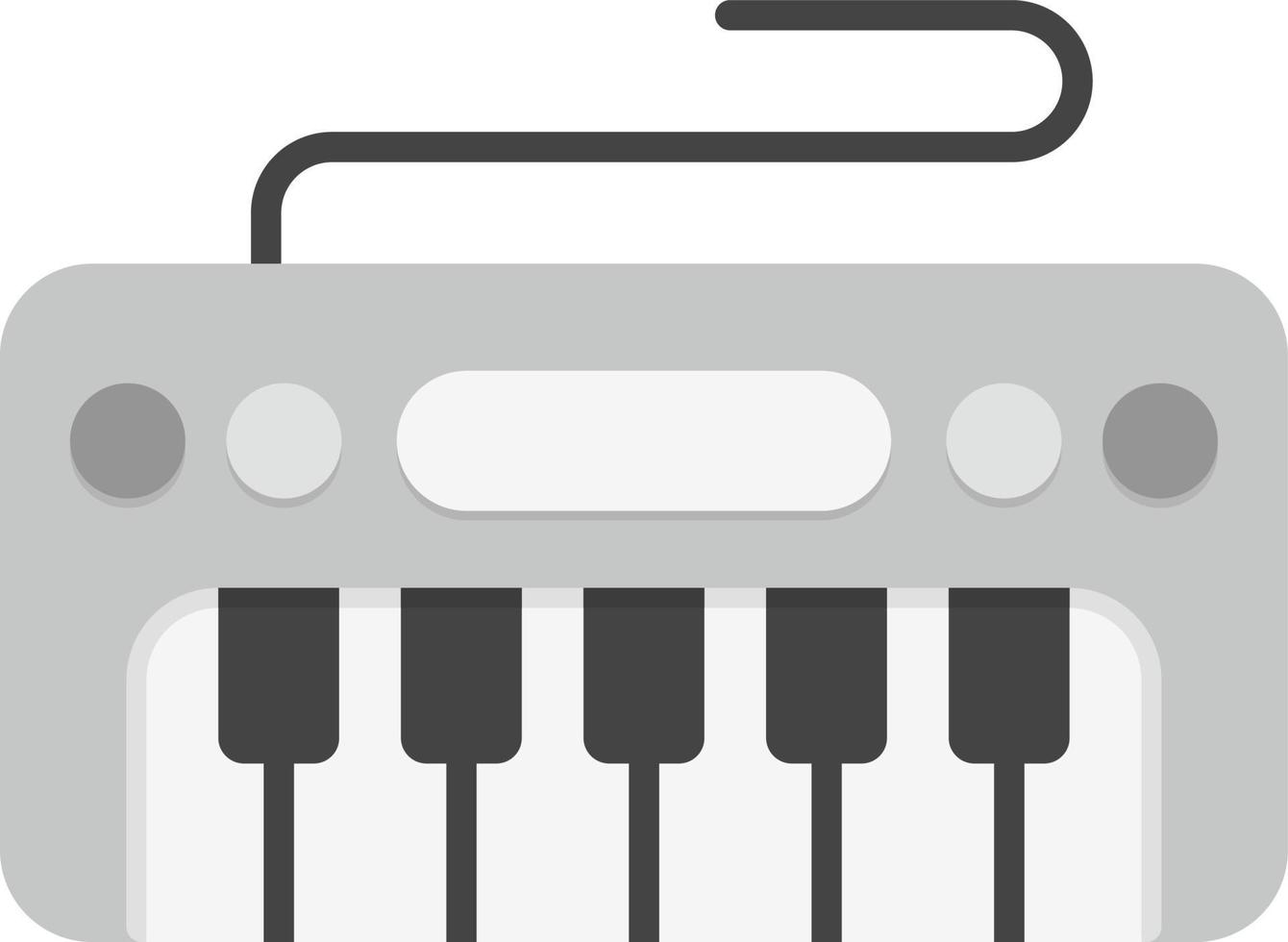 diseño de icono creativo de teclado vector