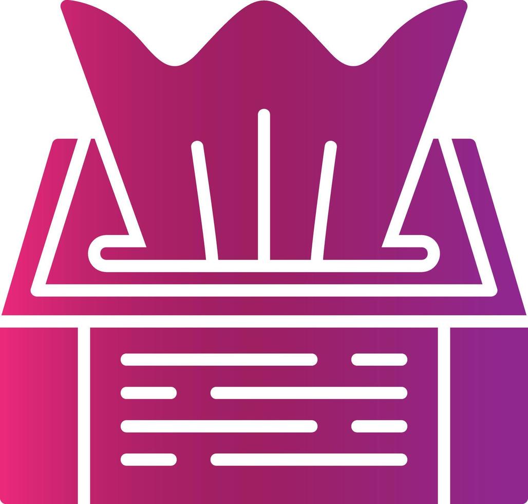 Tissue Box Creative Icon Design vector