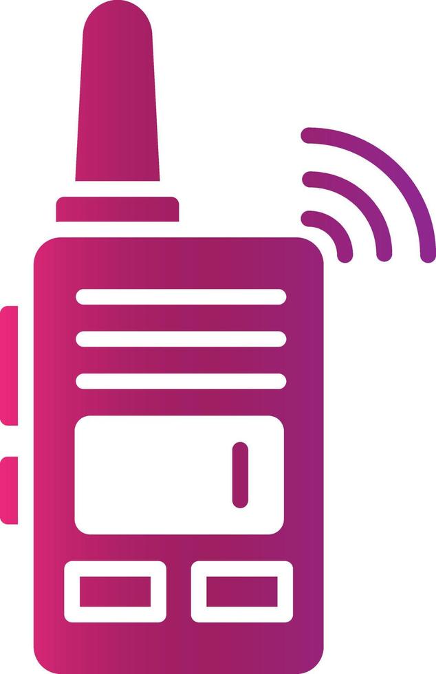 Walkie Talkie Creative Icon Design vector
