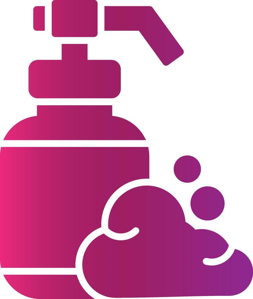 Shampoo Creative Icon Design vector