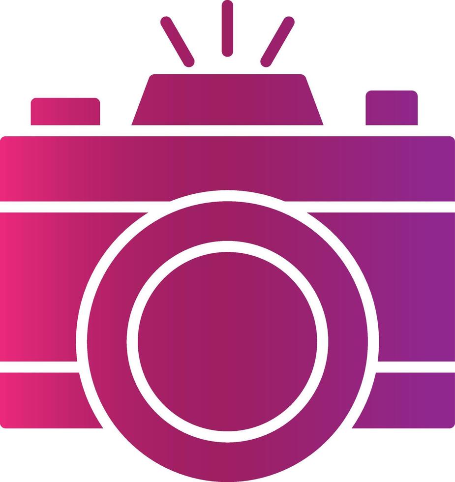 Camera Creative Icon Design vector