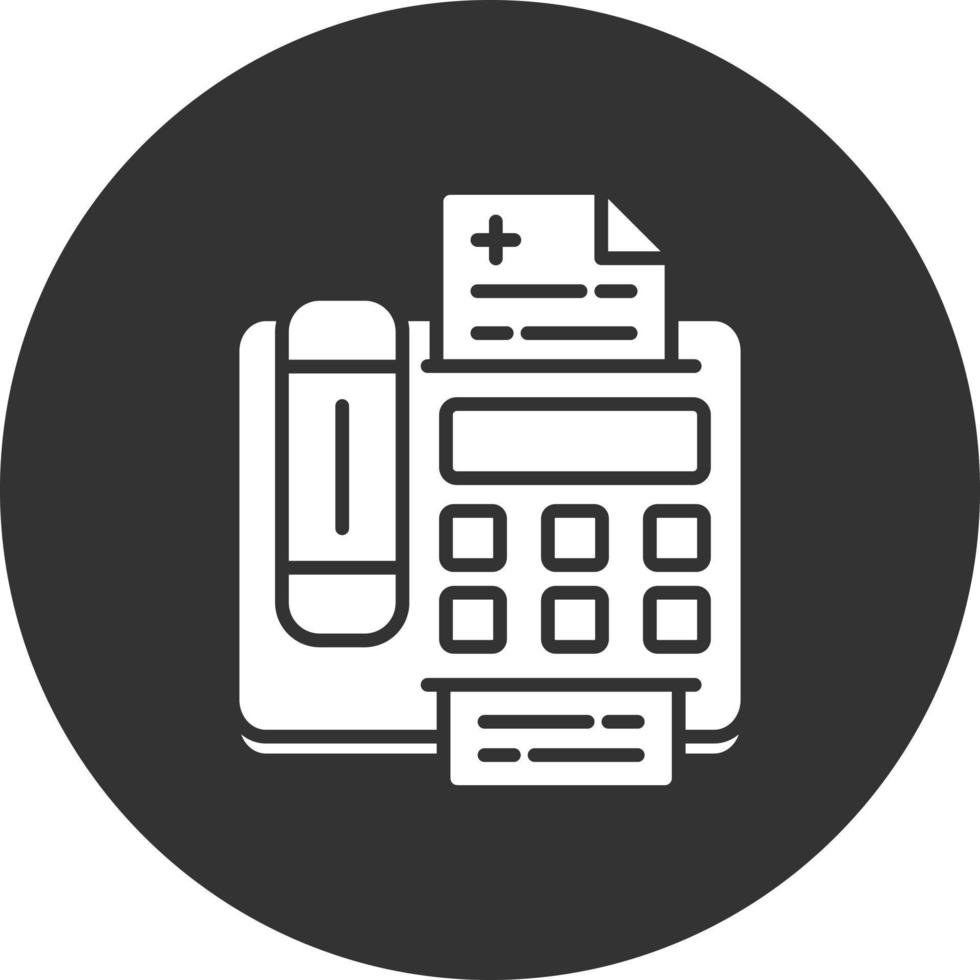 Fax Machine Creative Icon Design vector