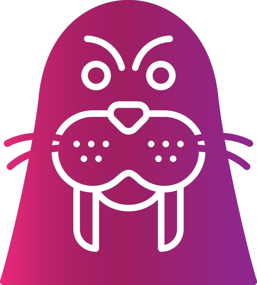 Walrus Creative Icon Design vector