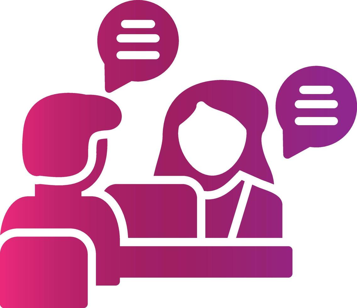 Meeting Creative Icon Design vector