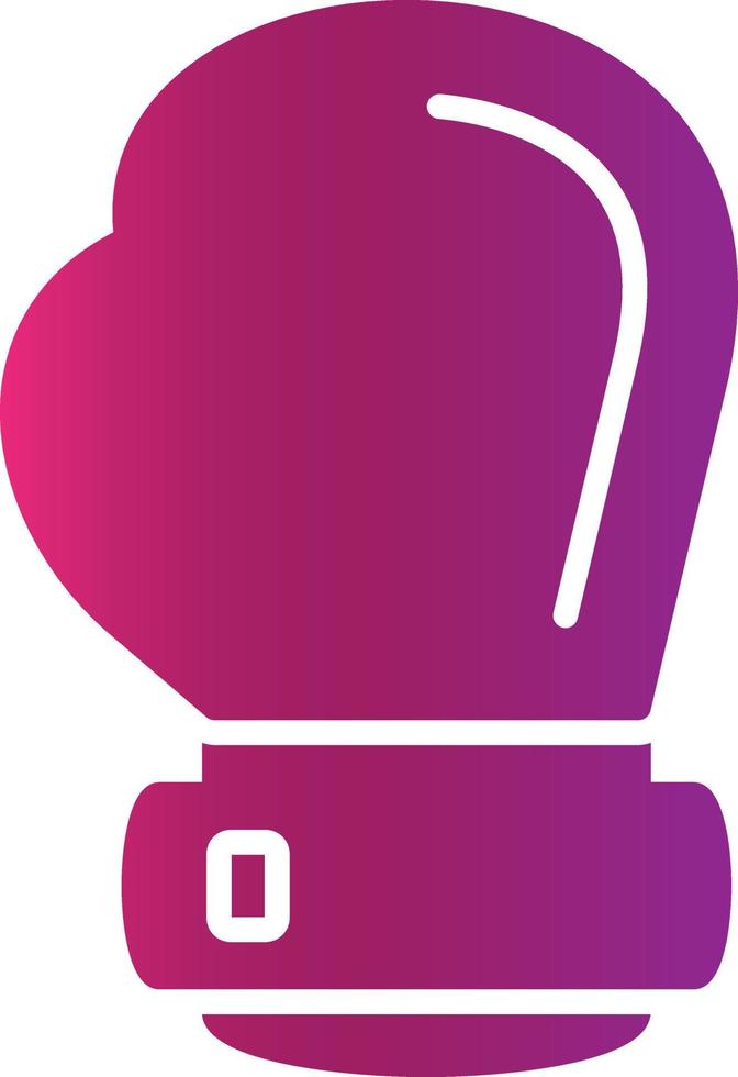 Boxing Glove Creative Icon Design vector
