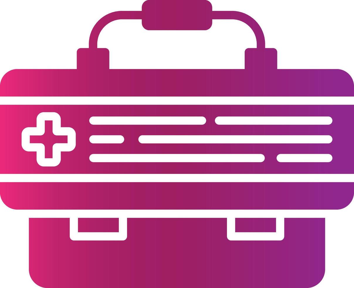 First Aid Kit Creative Icon Design vector