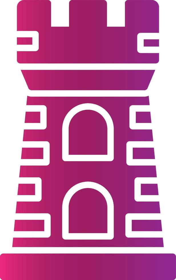 diseño de icono creativo de torre vector