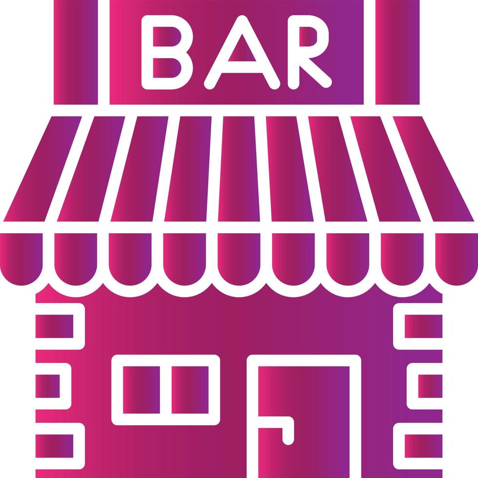 Bar Shop Creative Icon Design vector