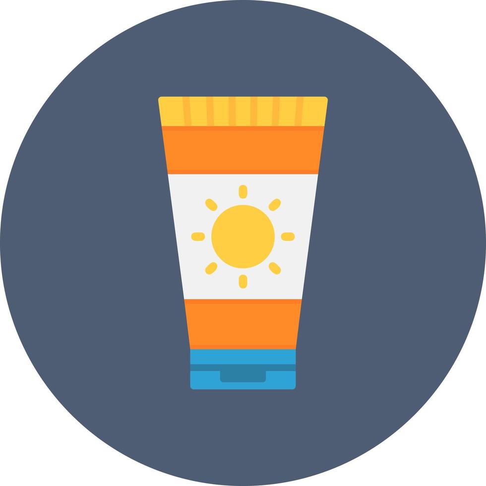 Sunscreen Creative Icon Design vector
