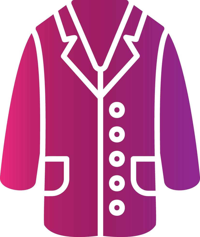 Lab Coat Creative Icon Design vector