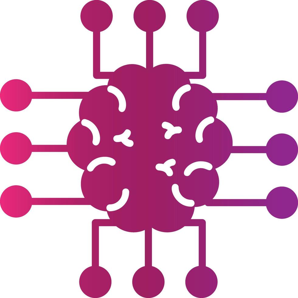 Neuroimaging Creative Icon Design vector