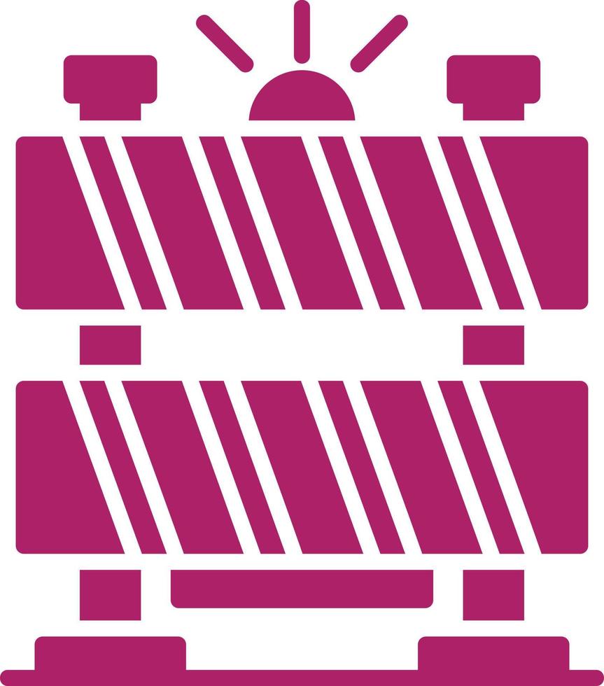 Barrier Creative Icon Design vector