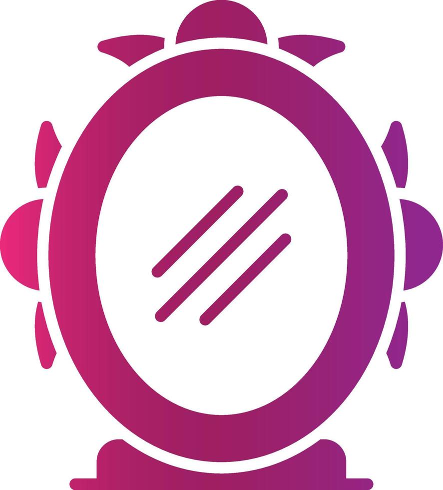Magic Mirror Creative Icon Design vector