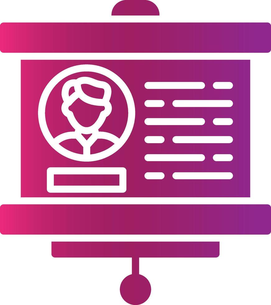 Presentation Creative Icon Design vector