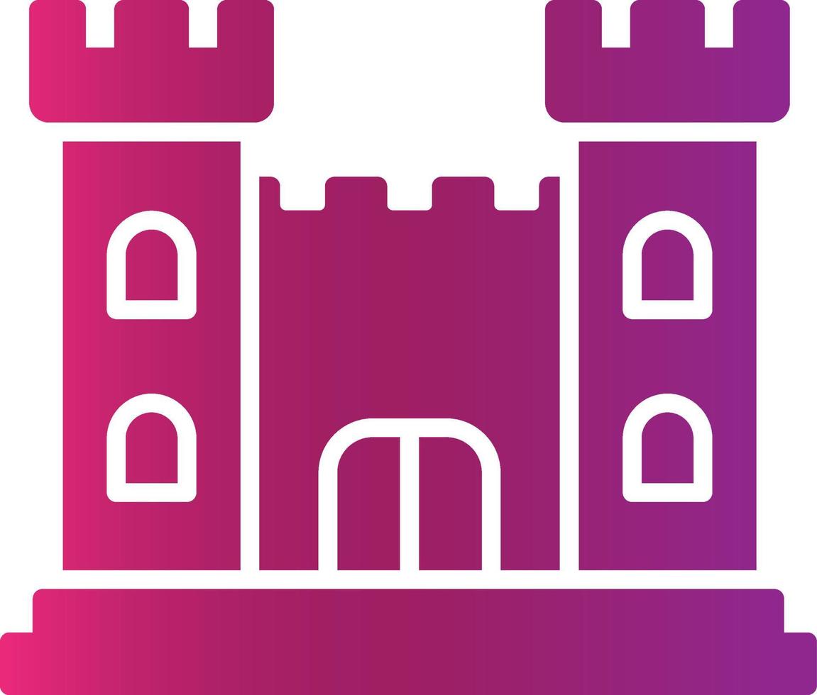 Castle Creative Icon Design vector