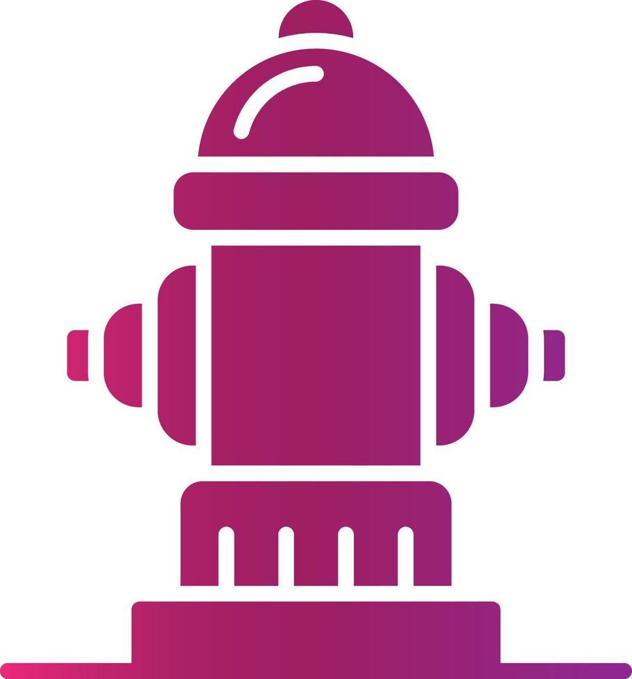 Hydrant Creative Icon Design vector