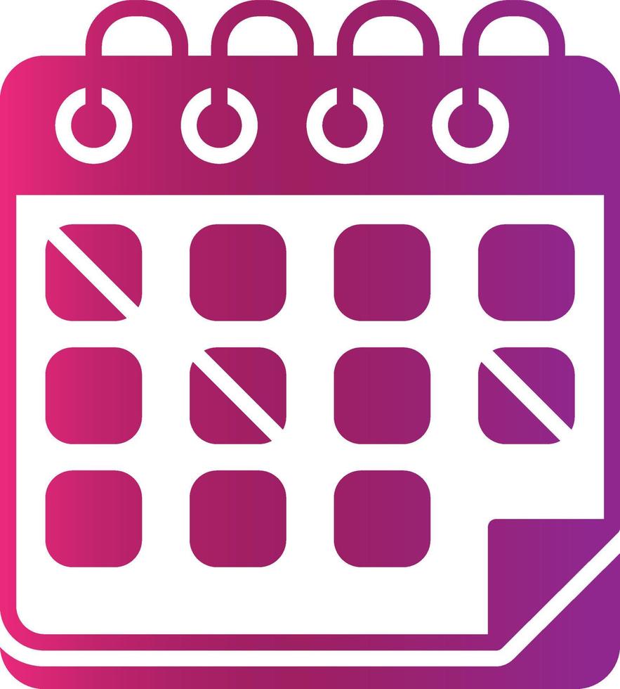 diseño de icono creativo de calendario vector