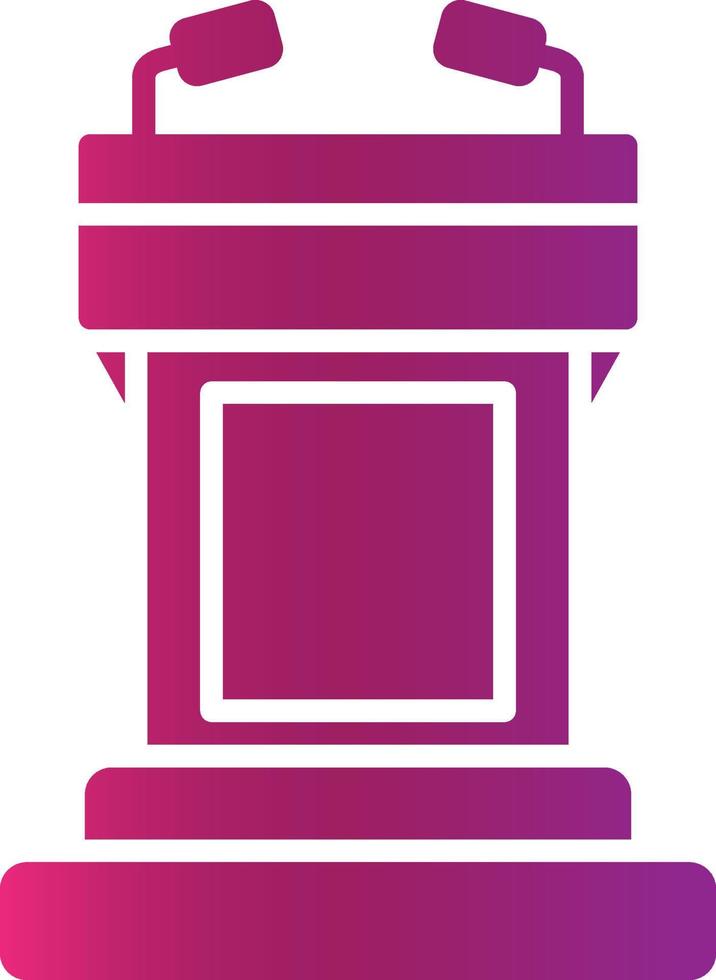 Tribune Creative Icon Design vector