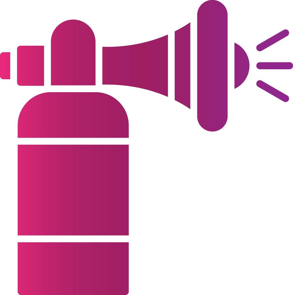 Air Horn Creative Icon Design vector