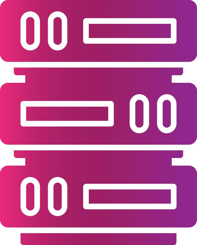 Server Creative Icon Design vector