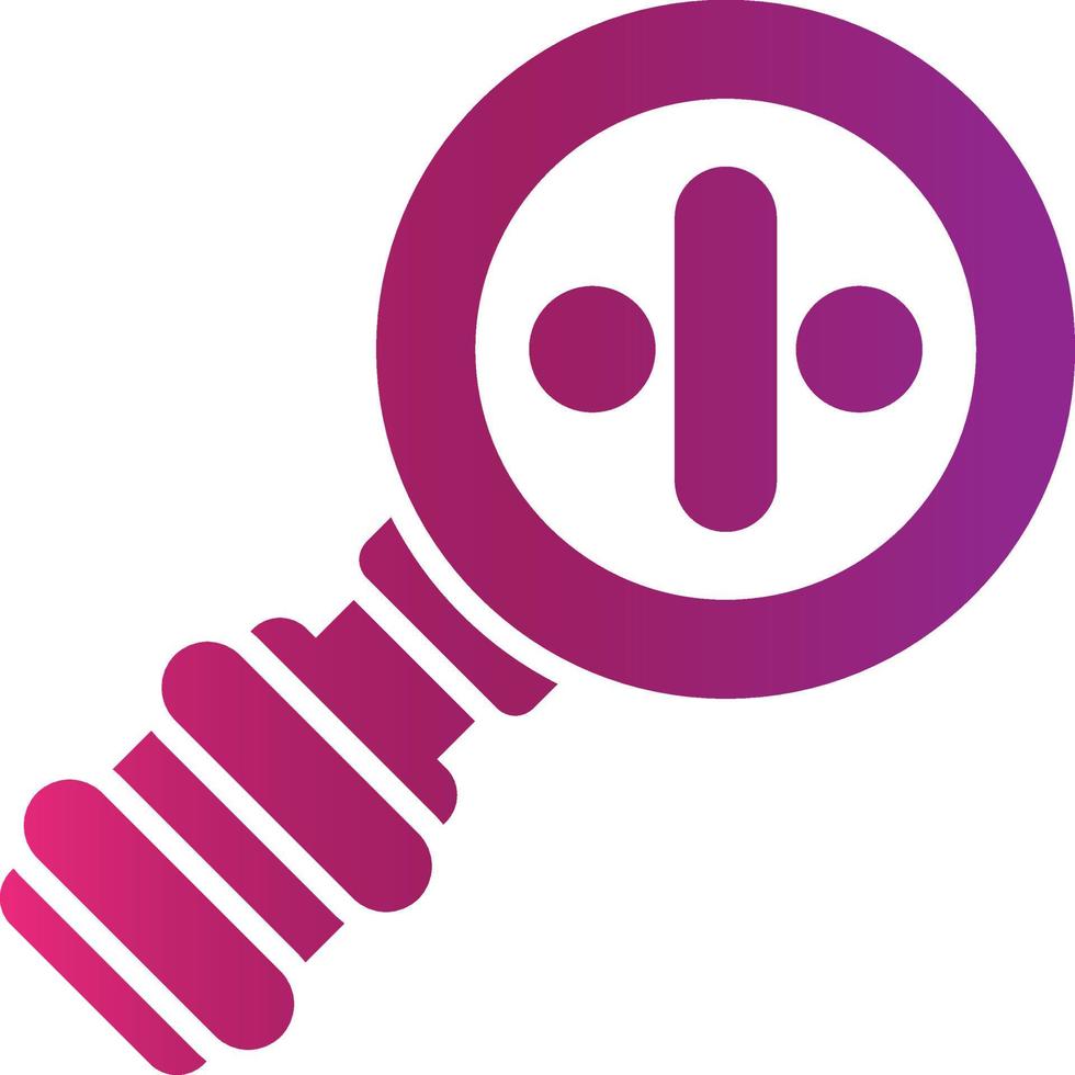 Search Creative Icon Design vector